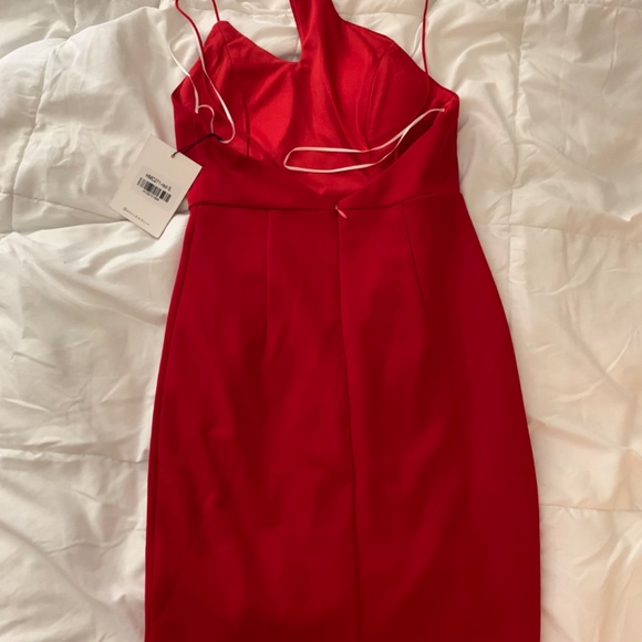 HELLO MOLLY SHOULD HAVE STAYED HOME DRESS RED SMALL - Picture 3 of 7